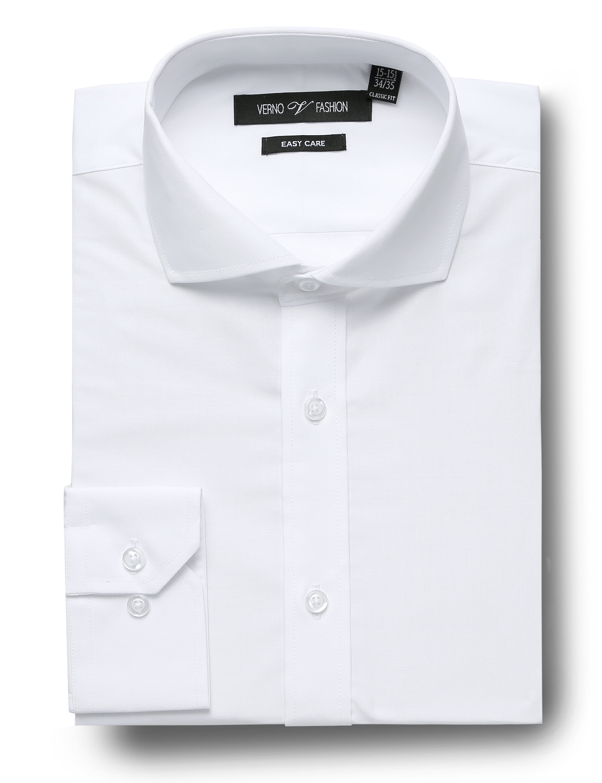 Cotton White Dress Shirt for Men ...